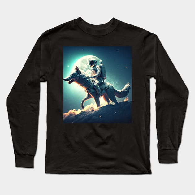 ghost dogs of moon lake Long Sleeve T-Shirt by presstex.ua@gmail.com